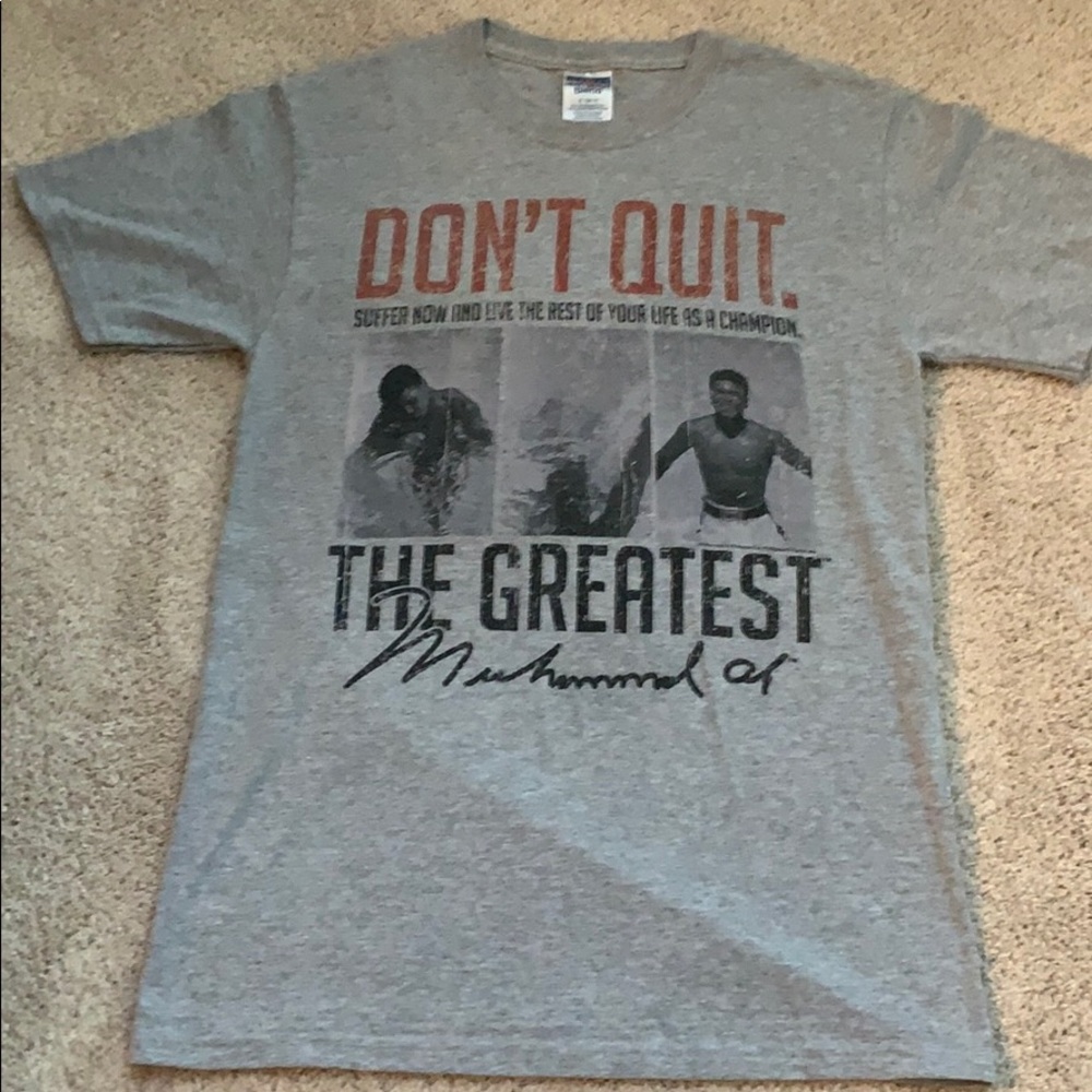 Don’t Quit Muhammad Ali T-shirt